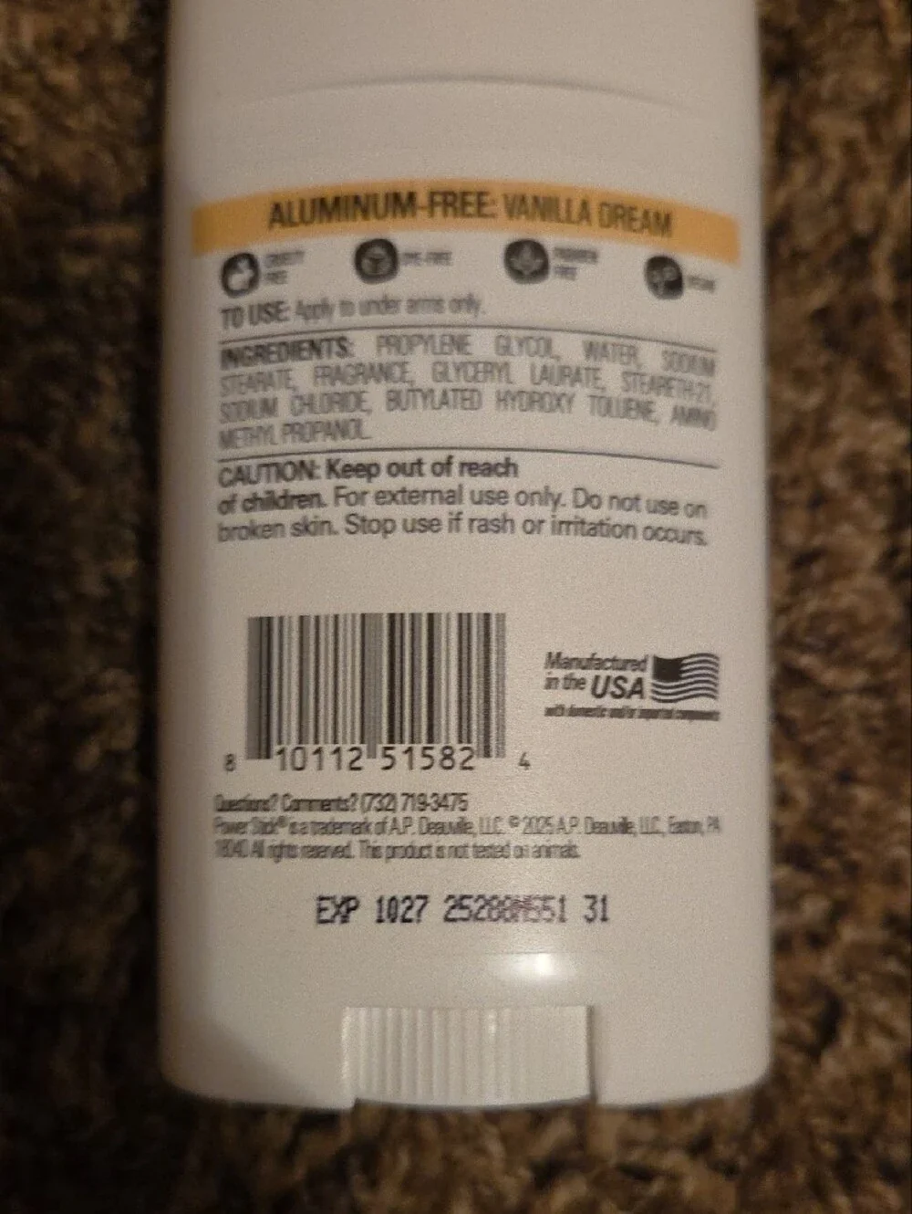 power stick vanilla dream